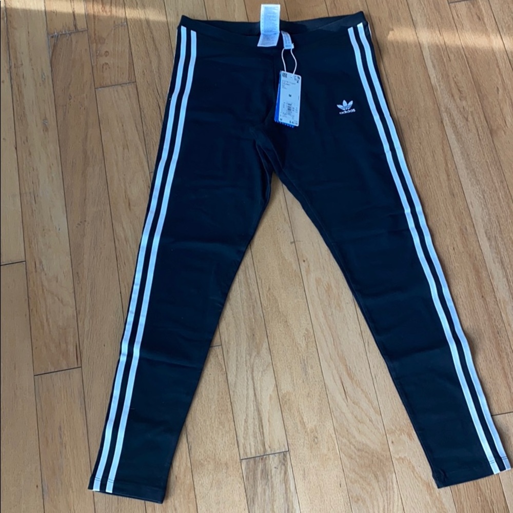 Youth black adidas leggings